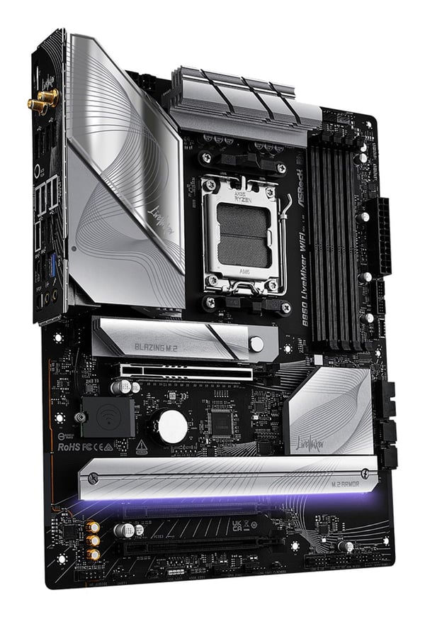 Asrock B850 LiveMixer WiFi AMD B850 Socket AM5 ATX -emolevy