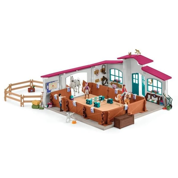 Grand Manege Equestre. Figur og tilbehørssæt. Schleich 42639 Hesteklub. Til børn fra 5 år