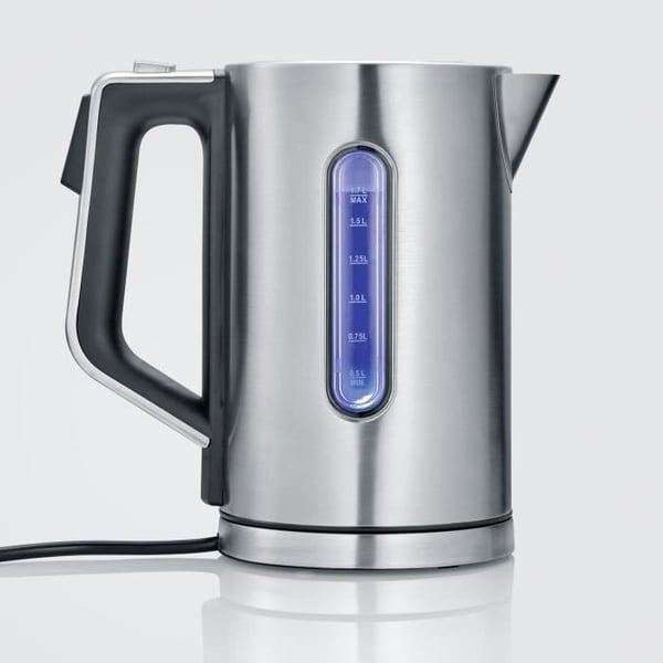 SEVERIN WK3418 vedenkeitin - ruostumatonta terästä - 1,7 l - säädettävä lämpötila - LCD-näyttö
