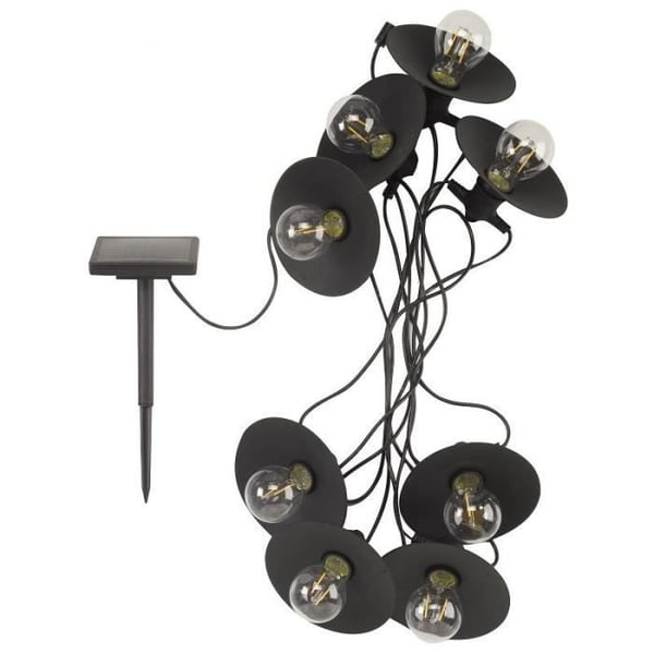Vivo 365 20L solcelledrevne lyskæder - SMART SOLAR - 8 varme hvide LED-pærer - 365 Solar-teknologi