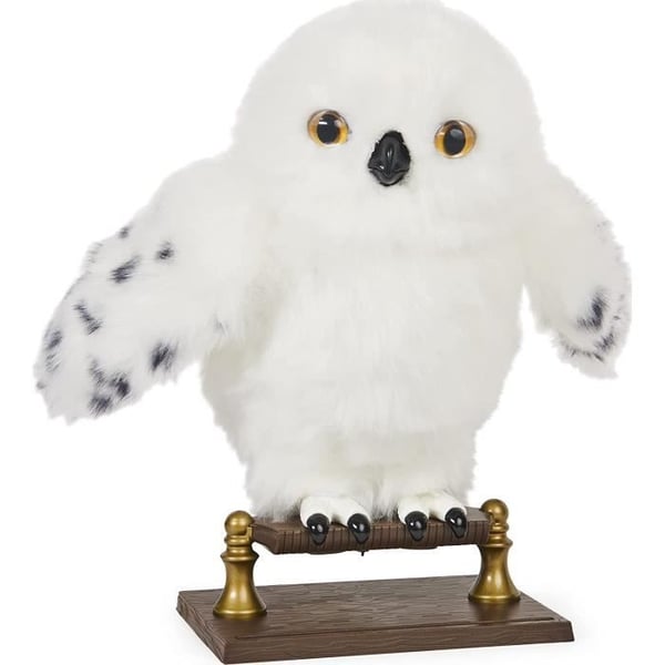 Harry Potter – Lumottu Hedwig – Interaktiivinen pehmolelu – 5-vuotiaasta alkaen – 30 cm