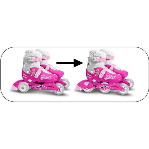 STAMP - Barbie 3-pyöräiset kaksi-in-one-rullaluistimet