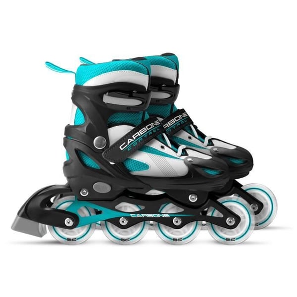 Justerbare semi-bløde inline-rulleskøjter - størrelse 34-37 - SKIDS CONTROL CARBON - JK525302