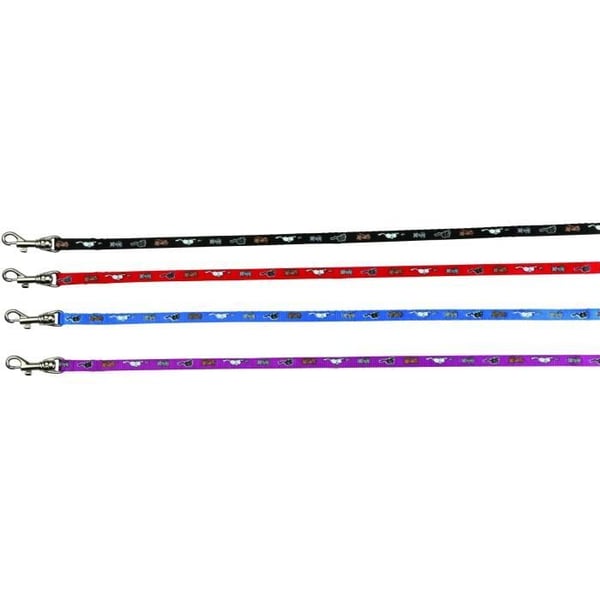 Sele med snor til juniorkillinger - TRIXIE - Kattemotiv - 21-33 cm / 8 mm - 1,20 m