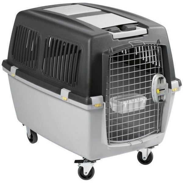 KERBL - Transportkasse til hunde - GULLIVER MEGA - 81 x 61 x 60 cm - Grå KERBL - Transportkasse til hunde - GULLIVER MEGA - 81 x 61 x 60 cm - Grå