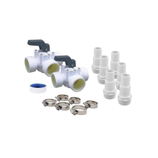 UBBINK universal bypass-kit för värmepump. Värmare. Elektrolysör