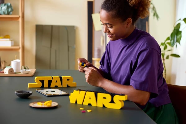 LEGO STAR WARS 75407 Klossbyggd Star Wars-logotyp