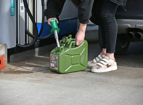 PRECISION STEEL 10L US metallista jerrycan - bensiinin jerrycan
