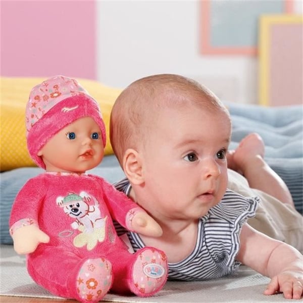 Baby Born - Sleepy - Mjuk docka med inbyggd skallra - Rosa - 30 cm - Från 3 år