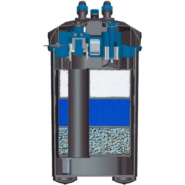 Eksternt filter - Zolux - Xternal 200 - Til akvarier fra 100 til 200 L - Flowhastighed på 850 L/t - 9,3 W