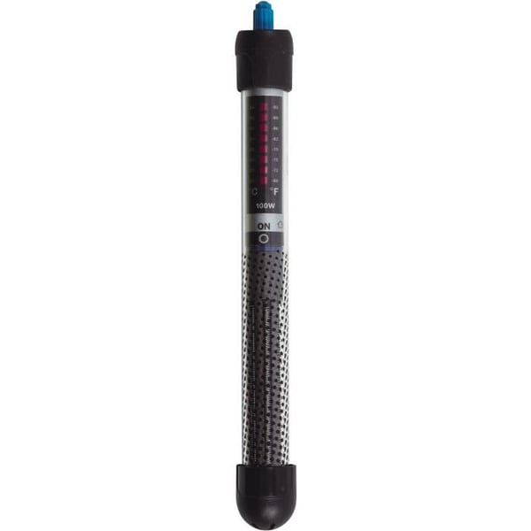 Akvarievarmer - Zolux - Varmelegeme 100 - 100 W - Længde 27 cm - Sort