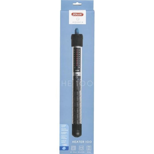 Akvarievarmer - Zolux - Varmelegeme 100 - 100 W - Længde 27 cm - Sort Akvarievarmer - Zolux - Varmelegeme 100 - 100 W - Længde 27 cm - Sort