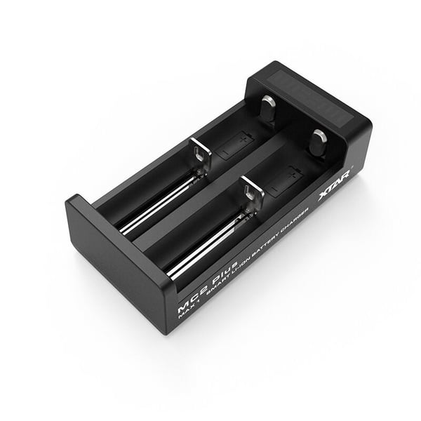 Akkulaturi sylinterimäisille litiumioniakuille 18650 Xtar MC2 PLUS