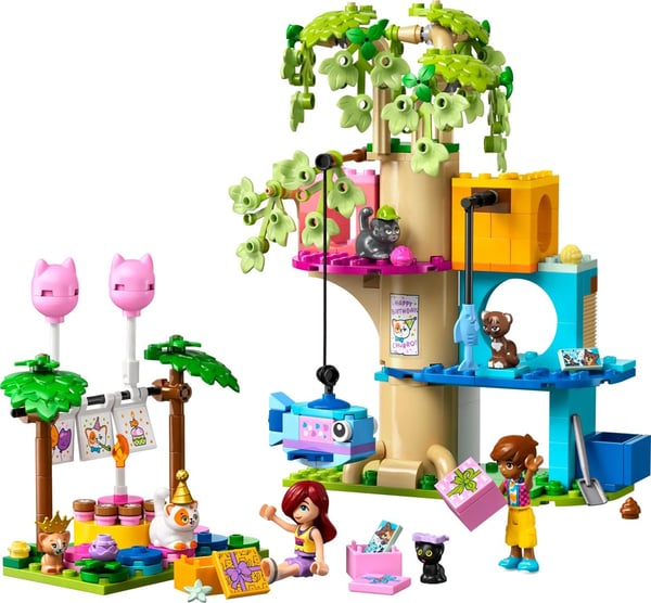 LEGO FRIENDS 42666 Kattefødselsdagsfest og træhus