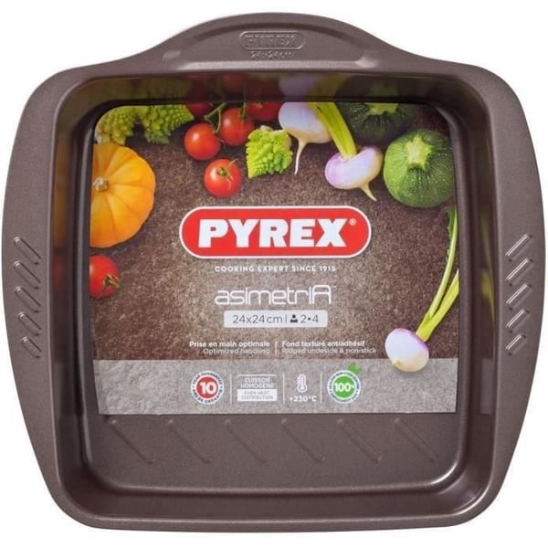 Ugnsform - PYREX - 1452050 - Fyrkantig - Stål - 24x24cm