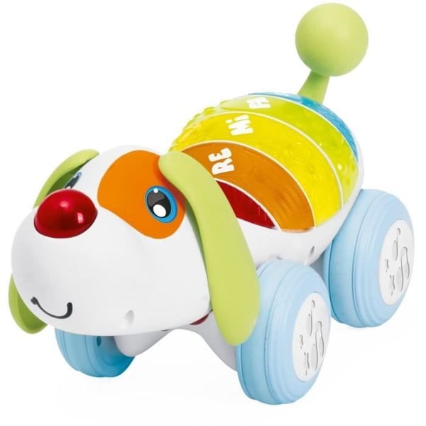 Træklegetøj - Chicco - Hund Ré Mi - Hvid - 18 måneder - Indendørs