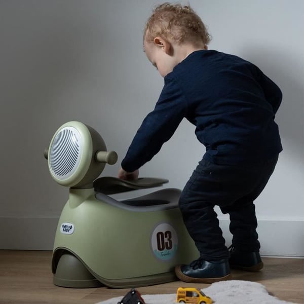 Lekfull potta - THERMOBABY - Scooter - Avtagbar skål