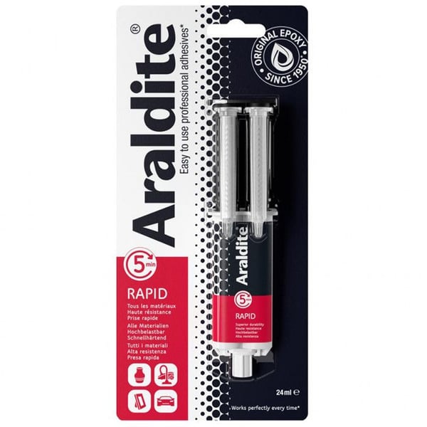 Lim - ARALDITE - RAPID - 24 ml - högpresterande - multimaterial