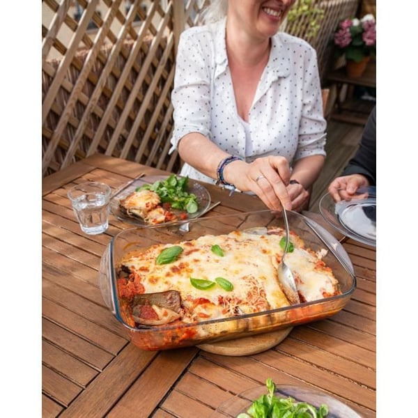 Lasagneform - PYREX - 1450033 - Rektangulär - Borosilikatglas - 40 x 27 cm