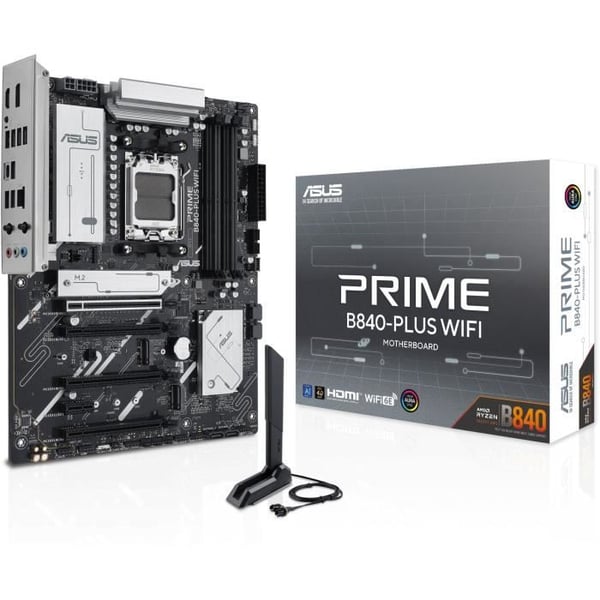 Emolevy - ASUS - PRIME B840-PLUS WIFI - AMD B840 - AM5 ATX -paikka