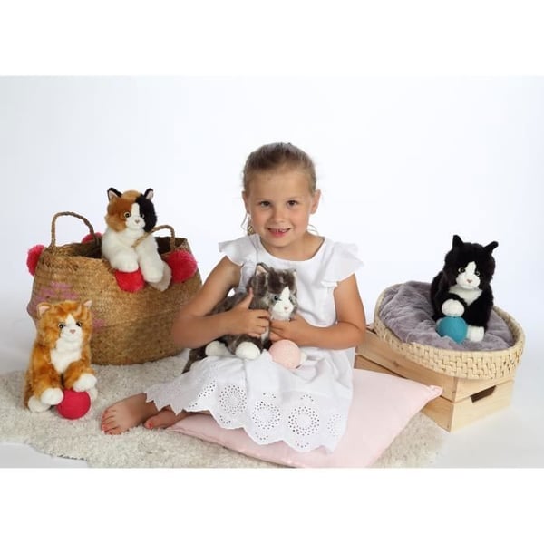 Gipsy Toys - Mimiz Kat - 28 cm - Sort & Hvid