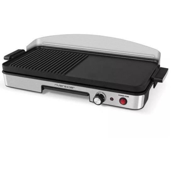 RIVIERA & BAR stegepande - QPL365 - Stegeflade 50,5 x 25,5 cm - 4 til 6 personer - 1900W