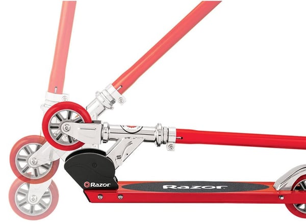 Razor S Kids Classic løbehjul Sort, Rød