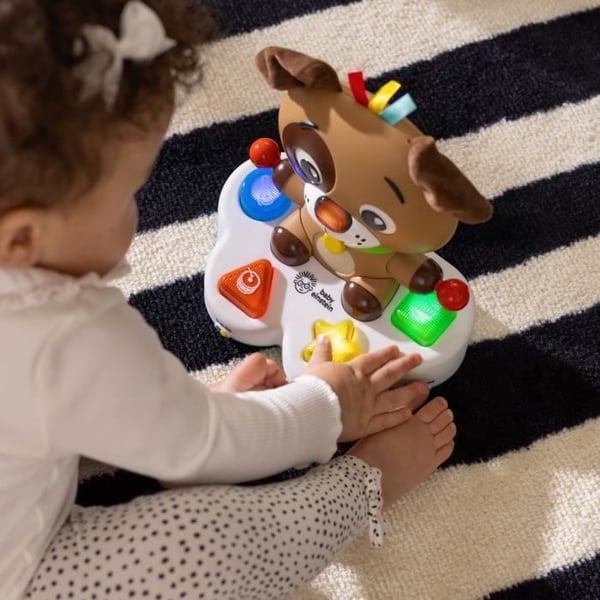 BABY EINSTEIN DEAN hunden - Multisensorisk udviklingslegetøj. Lærer farver. Former. Musik. Flersproget 6M+