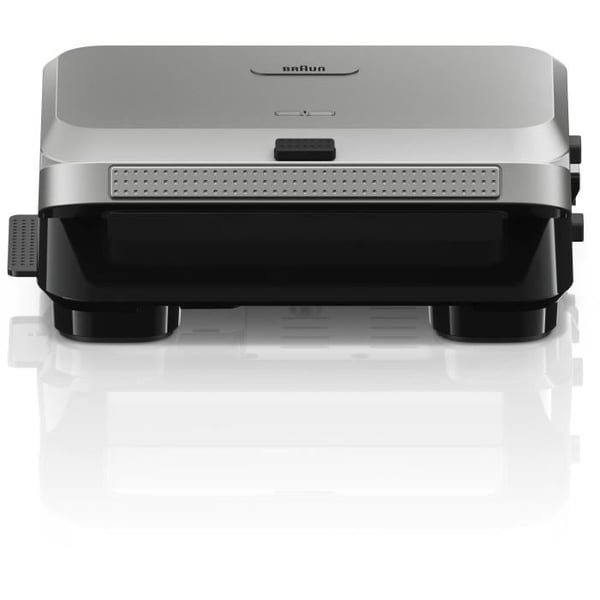 Grill - BRAUN - Sandwich Maker 5 SM5006 - 800 W - Rostfritt stål / Svart