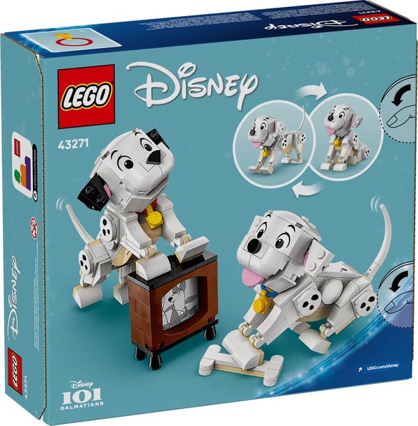LEGO DISNEY 43271 Lucky & Penny 101 Dalmatiner Valpar
