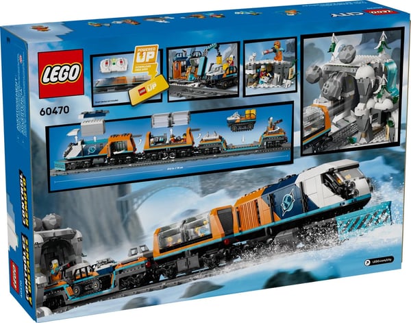 LEGO CITY 60470 Opdagelsesrejsendes Polarekspresstog