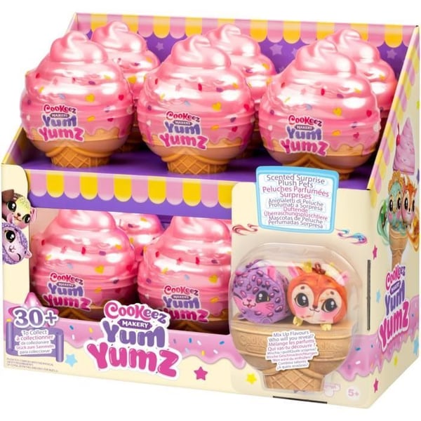Tøjdyr - COOKEEZ MAKERY - Yum Yumz Dobbelt Is - Tilfældig Model