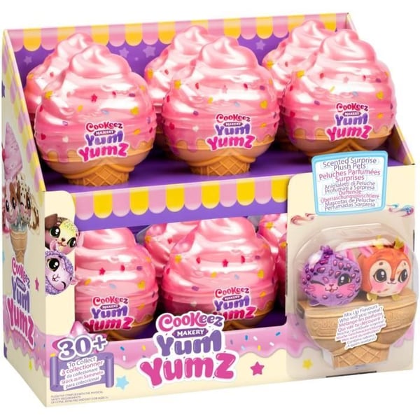 Tøjdyr - COOKEEZ MAKERY - Yum Yumz Dobbelt Is - Tilfældig Model