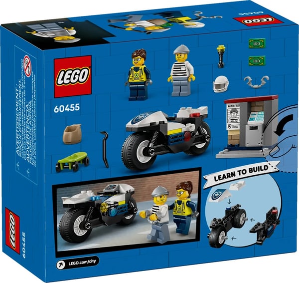 LEGO CITY 60455 Politimotorcykeljagt