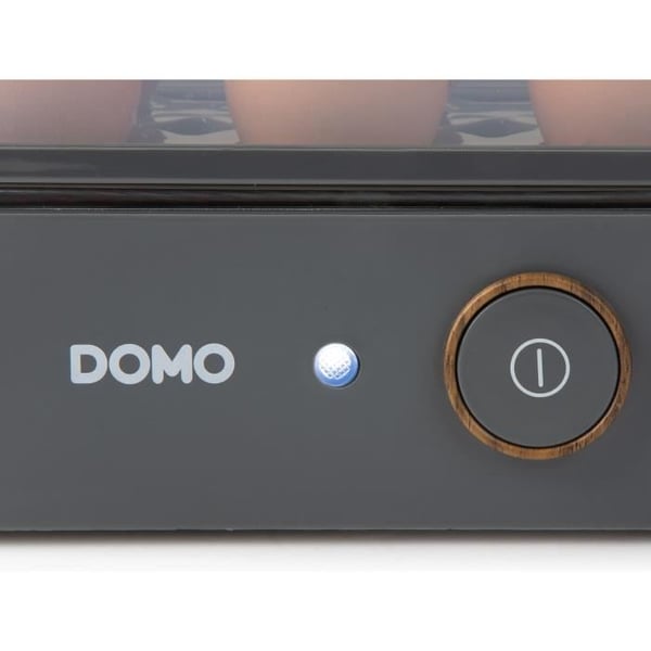 Æggekoger - DOMO - DO9283EK - 400 W - 6 æg - Grå