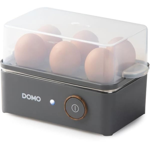 Æggekoger - DOMO - DO9283EK - 400 W - 6 æg - Grå