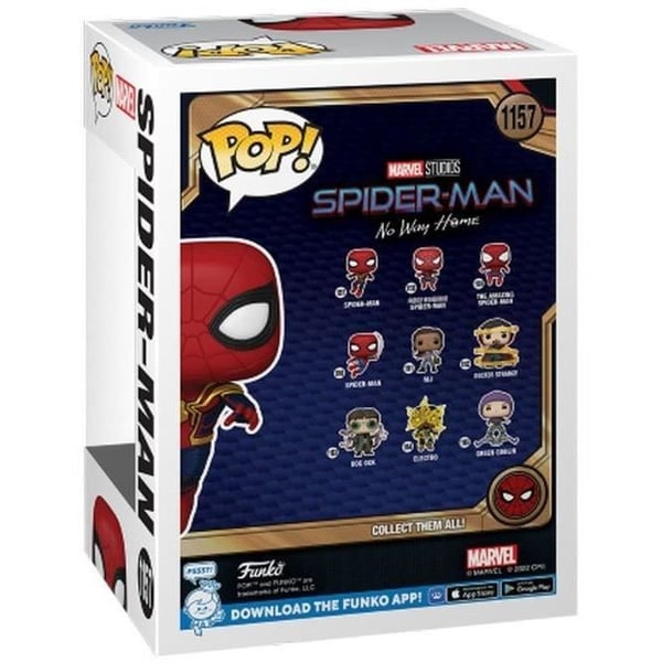 Funko Pop! - Marvel Studios - Spider-Man: No Way Home - Värähtelevä pää - 9 cm - Unisex