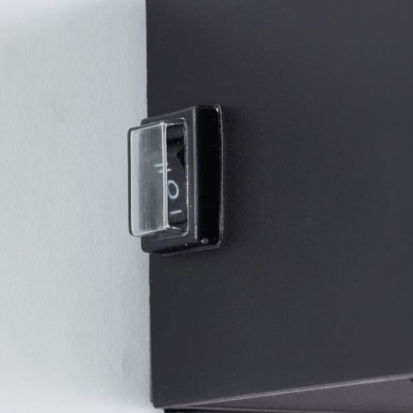 Magnetisk utomhusvägglampa - ISEO - BRILLIANT - Uppladdningsbar - Svart - LED - Detektor - 4W - 300lm - 3000K - USB