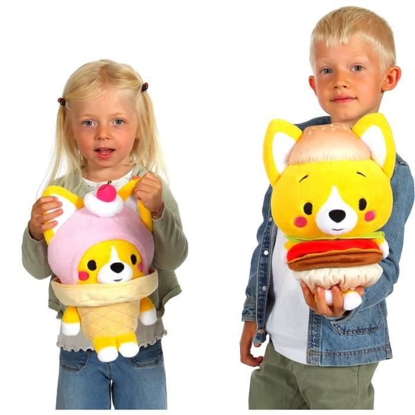 Little Corgi Cuties tøjdyr - GIPSY TOYS - 30 cm - Is