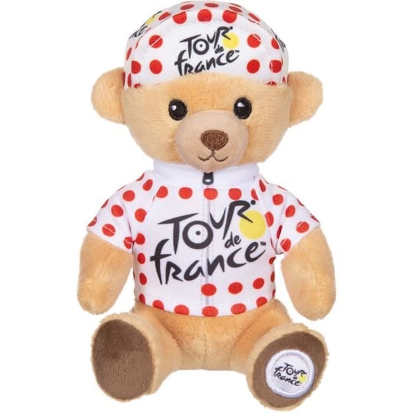 Plys - GIPSY TOYS - Tour De France - BJØRNEPRIKKET TRØJE 15 CM