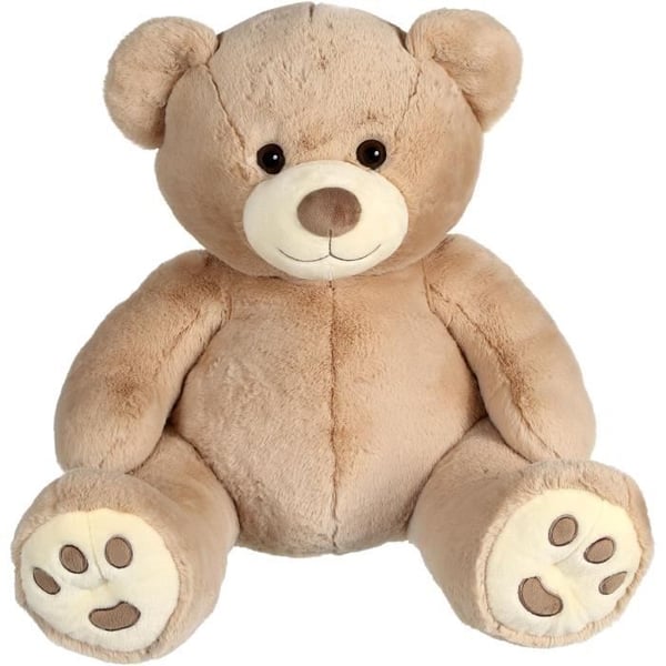 Blødt legetøj - GIPSY TOYS - Taupe Patachon Bjørn 80 cm
