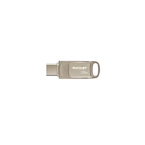 Patriot Memory Tab T560 128GB USB-flashdrev Dual USB 120MB/s (PS128GT560DS5D) Sølv