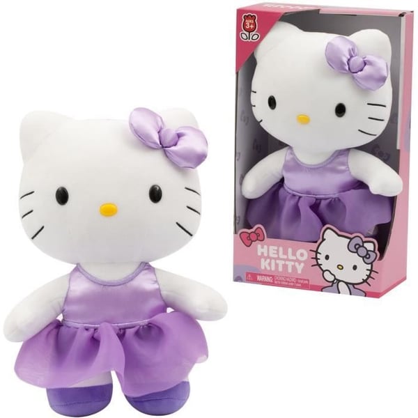 Plys - GPTOYS - HELLO KITTY - HKT121 - Lilla satinkjolemodel - 30 cm - Fra 3 år