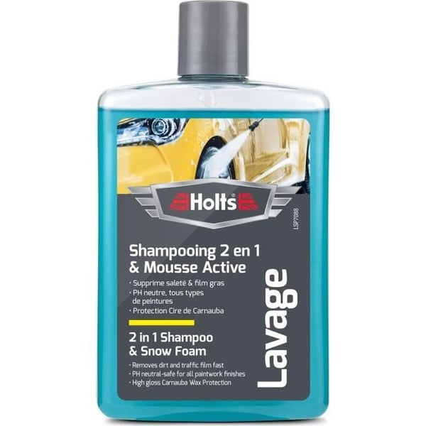 HOLTS Superskummande Schampo + Carnaubavax - 475ml