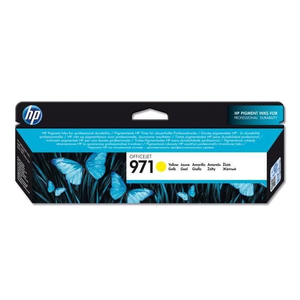 HP 971 gul original blækpatron (CN625AE) til HP Officejet Pro X451/X476/X551/X576