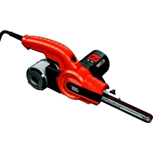 BLACK+DECKER 350W sladdansluten elektrisk fil - dammbrytare + 3 slipband - KA900E-QS