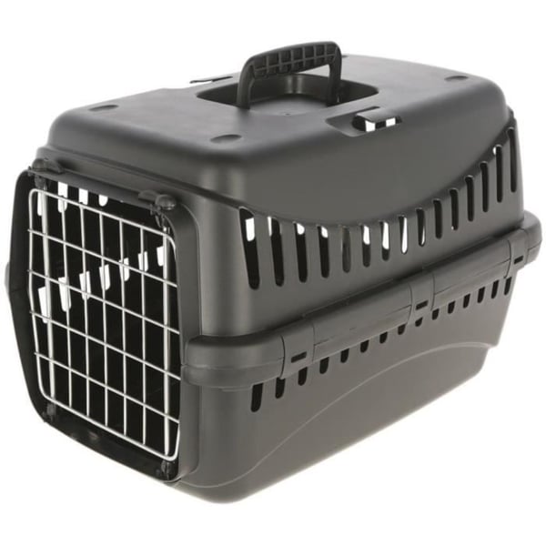 Transportkasse - KERBL - Expedion eco - 45 x 30 x 30 cm - Sort - Til hunde og katte