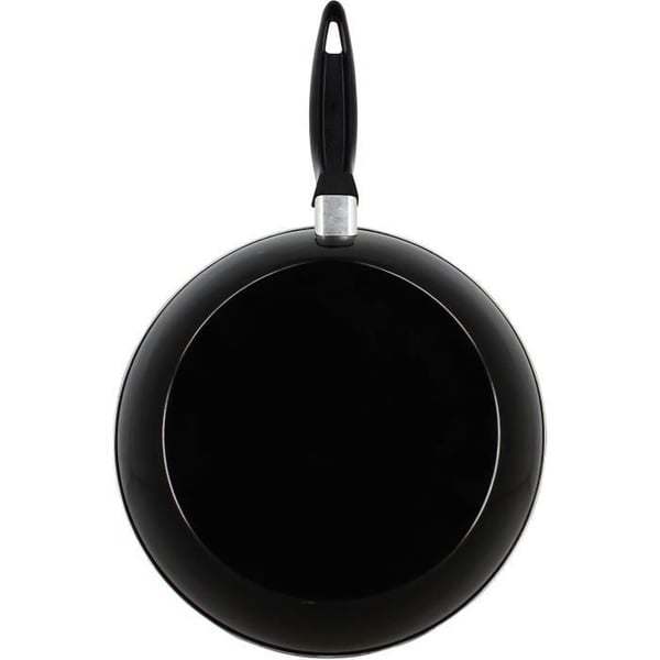 Stegepande - MENASTYL - 3645749 - Emaljeret stål - Sort - 26 cm - Velegnet til alle kogeplader inklusive induktion