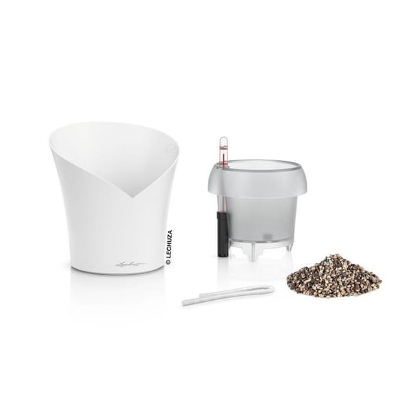 LECHUZA Kruka ORCHID ALL-IN-ONE Matt vit