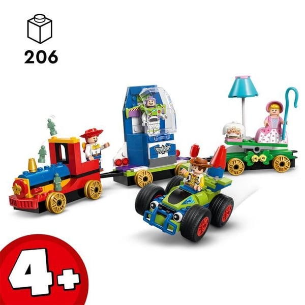 LEGO | Disney ja Pixar 43264 Toy Story -juna ja kauko-ohjattava auto - Lelu 4-vuotiaille
